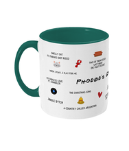 Load image into Gallery viewer, Phoebe's Greatest Hits - Friends - Two-Toned Mug