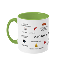 Load image into Gallery viewer, Phoebe's Greatest Hits - Friends - Two-Toned Mug