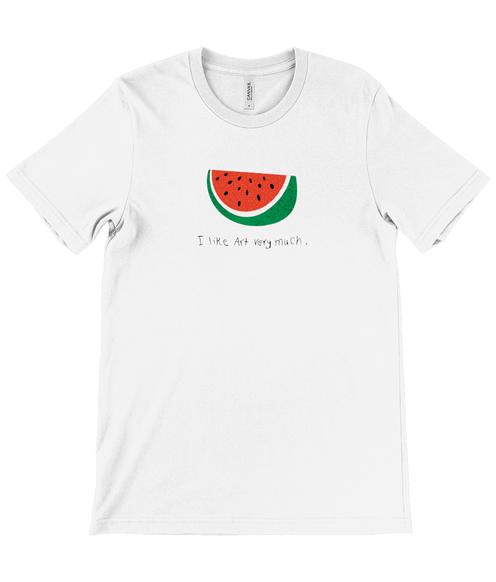 I like Art very much. - Palestine Half Watermelon - Unisex T-shirt