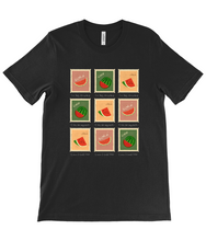 Load image into Gallery viewer, Postage Stamps Palestine - Unisex T-shirt - BLACK
