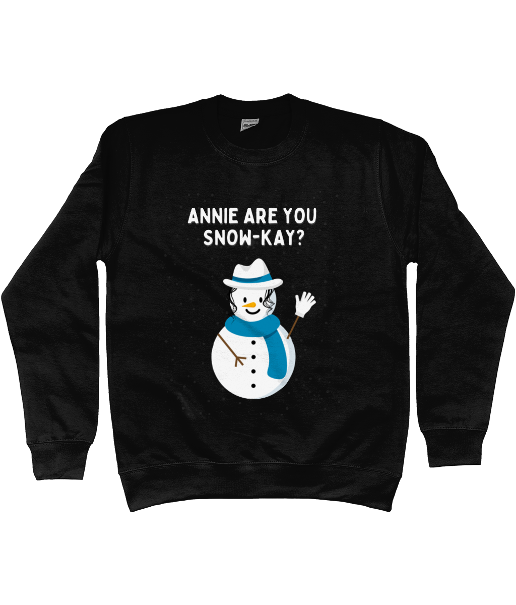 Annie Are You Snow-Kay? - Michael Jackson Smooth Criminal - Christmas Jumper