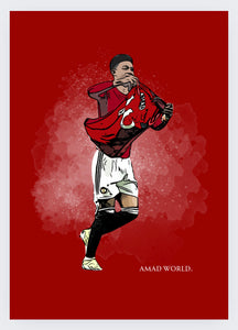 Amad World - Amad Diallo - Greeting Card