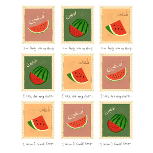 Postage Stamps Palestine - Unisex T-shirt