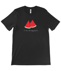 "I like Art very much." - Palestine Watermelon - Unisex T-shirt