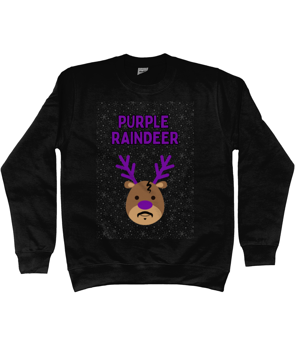 Purple Raindeer - Christmas Jumper