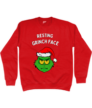 Load image into Gallery viewer, Resting Grinch Face - Jumper - Unisex
