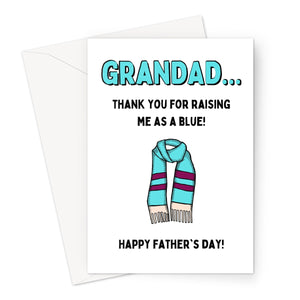 Grandad City Blue - Father's Day Greeting Card