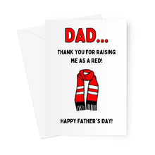 Load image into Gallery viewer, Dad United Red - Father&#39;s Day Greeting Card
