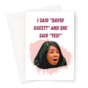 Tiffany Pollard David Greeting Card