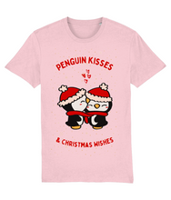 Load image into Gallery viewer, Penguin Kisses &amp; Christmas Wishes - Unisex T-Shirt
