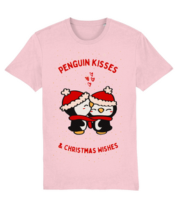 Penguin Kisses & Christmas Wishes - Unisex T-Shirt