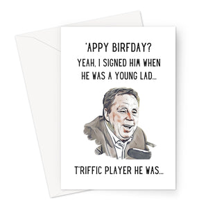 Harry Redknapp - Birthday Greeting Card