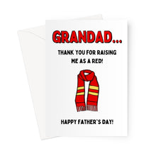 Load image into Gallery viewer, Grandad Liverpool Red - Father&#39;s Day Greeting Card
