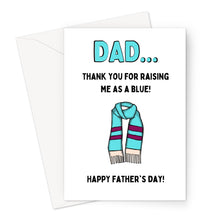 Load image into Gallery viewer, Dad City Blue - Father&#39;s Day Greeting Card
