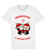 Load image into Gallery viewer, Penguin Kisses &amp; Christmas Wishes - Unisex T-Shirt
