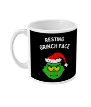 Load image into Gallery viewer, Resting Grinch Face - Mug
