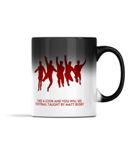 Load image into Gallery viewer, Football Taught By Matt Busby - Heat Changing Mug
