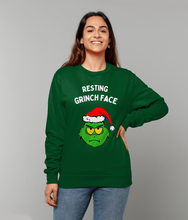 Load image into Gallery viewer, Resting Grinch Face - Jumper - Unisex
