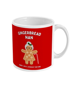 Gingerbread Nan - Mug - Red