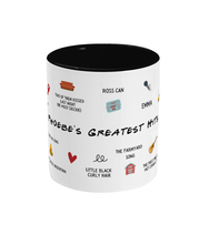 Load image into Gallery viewer, Phoebe&#39;s Greatest Hits - Friends - Two-Toned Mug
