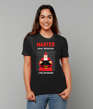 Load image into Gallery viewer, Wanted Santa - Unisex T-Shirt
