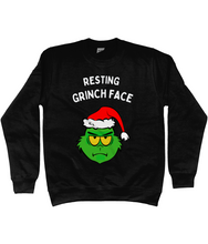 Load image into Gallery viewer, Resting Grinch Face - Jumper - Unisex
