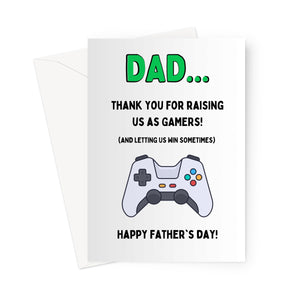 Gamer Dad - Father's Day Greeting Card