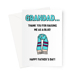 Grandad City Blue - Father's Day Greeting Card