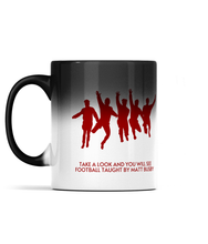 Load image into Gallery viewer, Football Taught By Matt Busby - Heat Changing Mug
