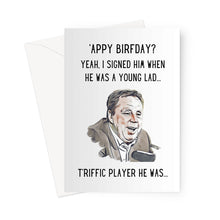 Load image into Gallery viewer, Harry Redknapp - Birthday Greeting Card
