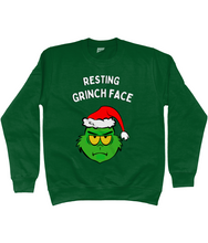 Load image into Gallery viewer, Resting Grinch Face - Jumper - Unisex
