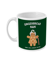 Load image into Gallery viewer, Gingerbread Nan - Mug - Green
